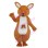 Cartoon Mother Kangaroo Mascot Costume