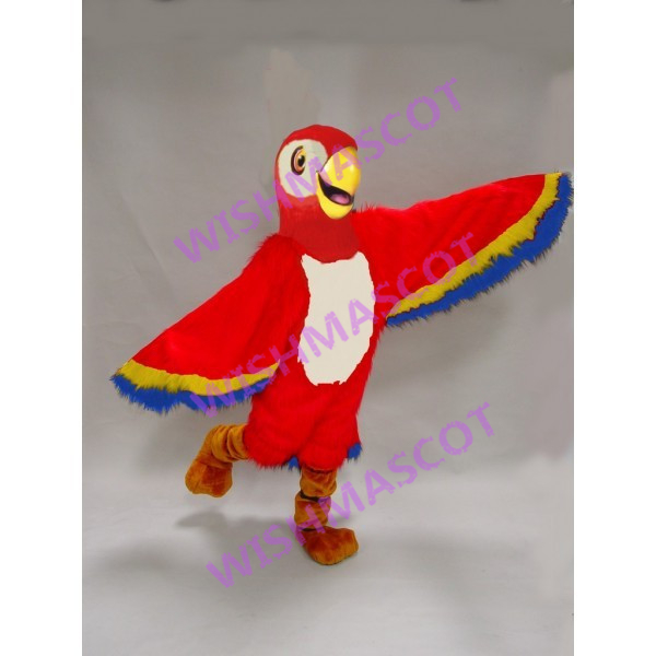 Joyous Red Bird Mascot Costume