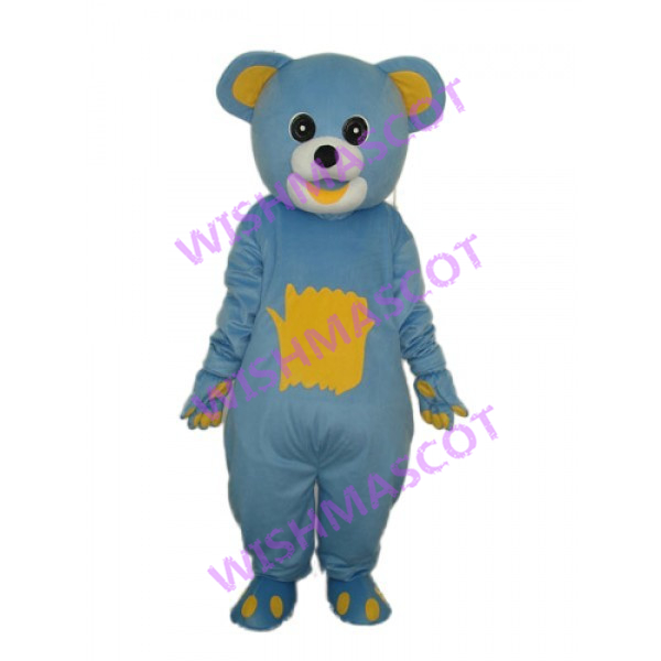Light Blue Pocket Bear Mascot Costume