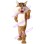 Antic Big Face Tiger Mascot Costume