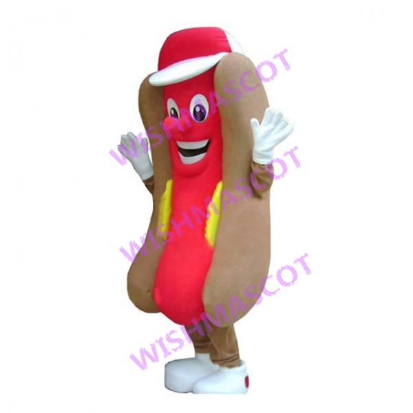 Sausage Hot Dog Mascot Costume