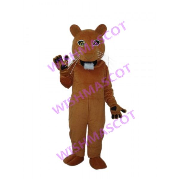 Swift Brown Tiger Mascot Costume