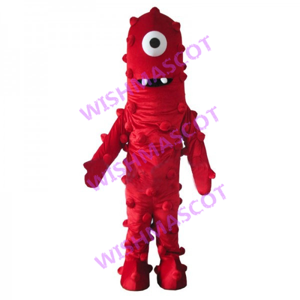 Red Yo Gabba Muno Mascot Costume