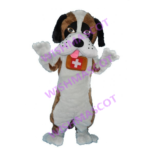 Emergency Dog Saint Bernards Mascot Costume