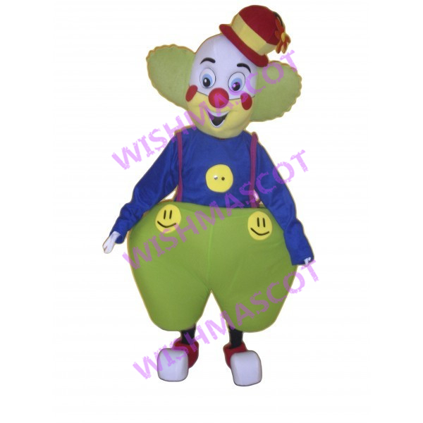 Weird Clown Mascot Costume With Oversize Pants
