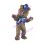 Bear Mascot Costume Wearing Blue Vest