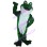 Lively Big Face Frog Mascot Costume
