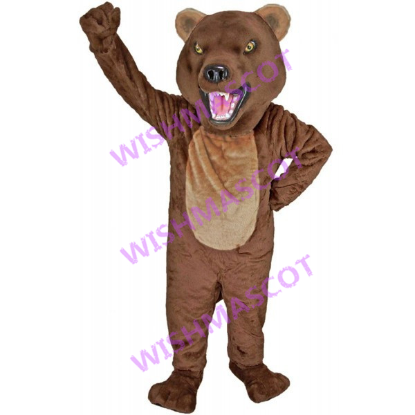 Fiercely Hunting Bear Mascot Costume