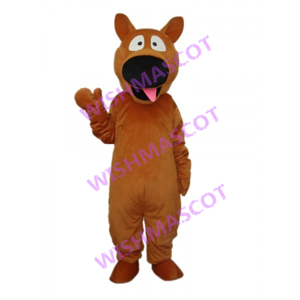 Troublesome Brown Dog Mascot Costume