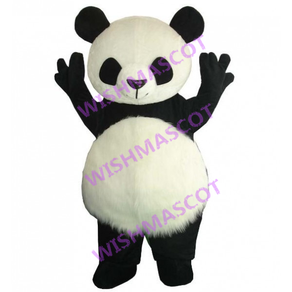 Pleasing Furry Panda Mascot Costume