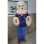 Blue Popeye The Sailor Mascot Costume