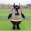 Fascinating Fat Batman Mascot Costume