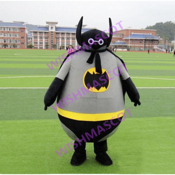 Fascinating Fat Batman Mascot Costume