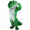 Strong Green Eyed Crocodile Mascot Costume