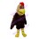 Dark Brown Chicken Mascot Costume
