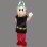 Orderly Black Warrior Mascot Costume