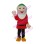 Dwarf Mascot Costume With Red Clothes