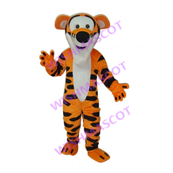 Lively Jumping Tiger Mascot Costume