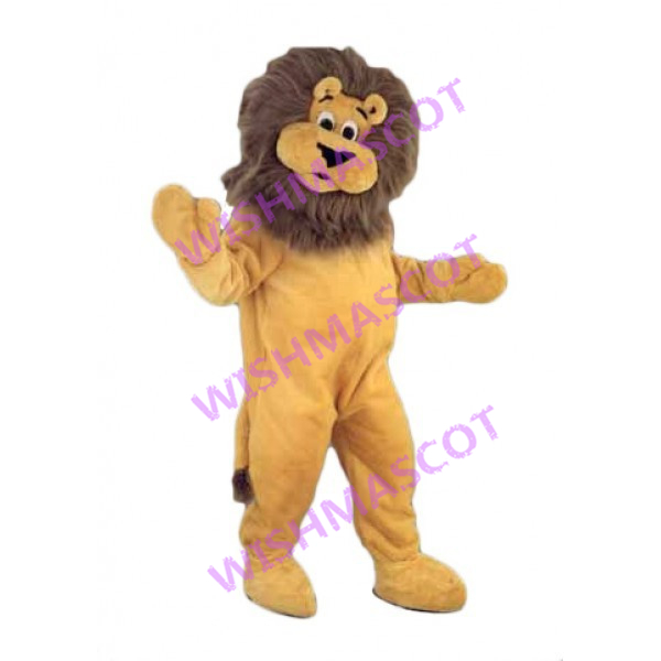 Interrogative Adult Lion Mascot Costume