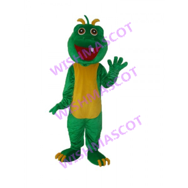 Glad Cartoon Dragon Mascot Costume