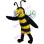 Awesome Large Bee Mascot Costume
