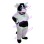 Fat Cow Mascot Costume With Blue Eyes