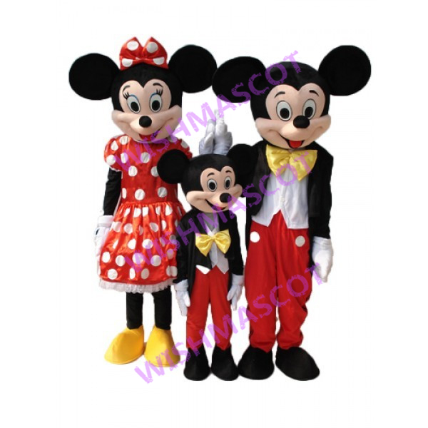Harmonious Mickey Family Mascot Costume