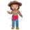Casual Boy With Straw Hat Mascot Costume