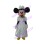 Minnie Mascot Costume Wearing Pure White Dress