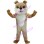 Depressed Frowning Bulldog Mascot Costume