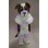 Timid White Puppy Mascot Costume