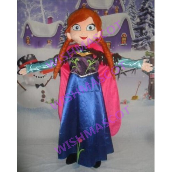 Fearless Princess Anna Mascot Costume