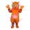 Orange Pentagram Cat Mascot Costume
