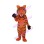 Tiger Mascot Costume With Sharp Teeth