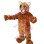 Plush Brown Tiger Mascot Costume