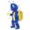 Mignon Blue Snail Mascot Costume