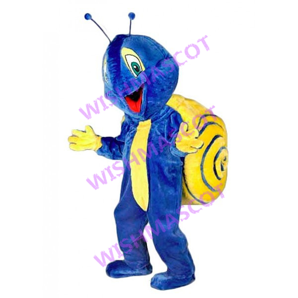 Mignon Blue Snail Mascot Costume