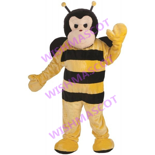 Round Face Bee Mascot Costume