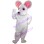 Big White Mouse Mascot Costume