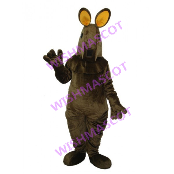 Kangaroo Mascot Costume With Square Mouth