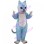 Sky Blue & White Dog Mascot Costume