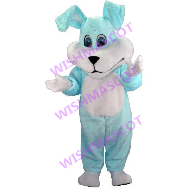 Water Blue Rabbit Mascot Costume
