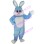 Light Blue Rabbit Mascot Costume