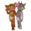 Cute Cartoon Tom And Jerry Mascot Costume