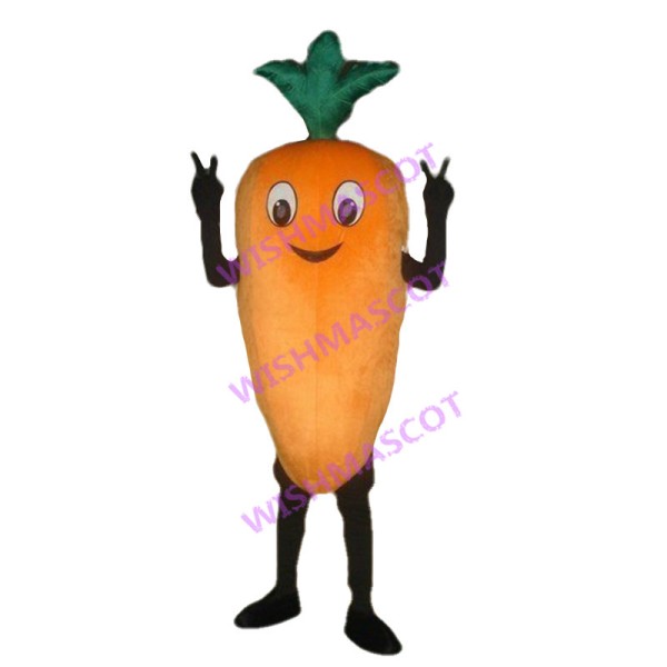 Lightweight Cartoon Carrot Mascot Adult Costume 
