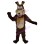 Cartoon Coyote Brown Wolf Mascot Adult Costume 