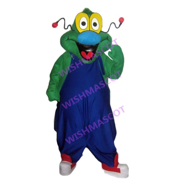 Fat Cartoon Frog Mascot Costume 