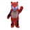 Friendly Cartoon Red Tiger Mascot Adult Costume 