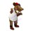Brown Baseball Horse Mascot Adult Costume 