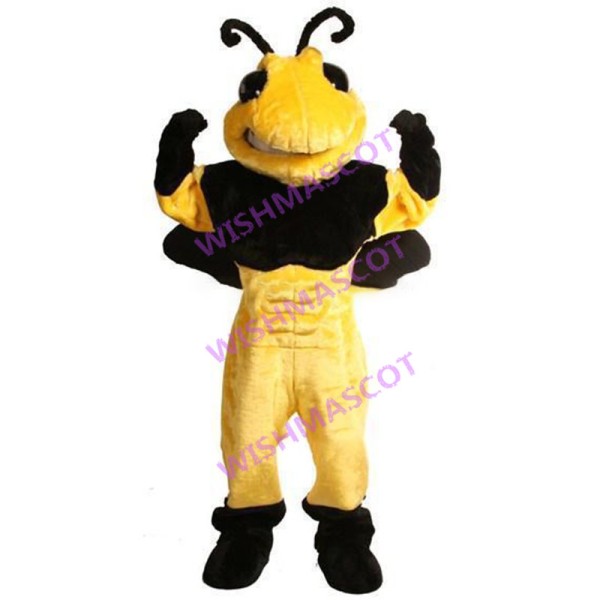Power Bee Mascot Adult Costume 